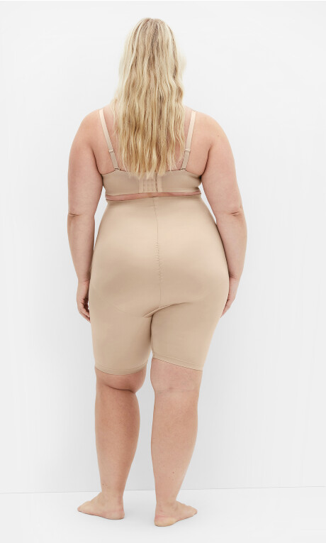 Smooth & Chic Thigh Shaper - latte Plus Size