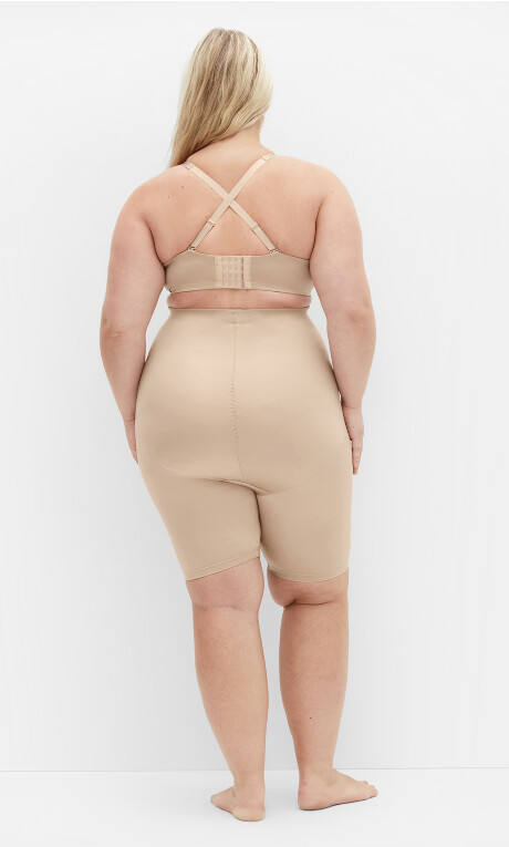 Smooth & Chic Thigh Shaper - latte Plus Size
