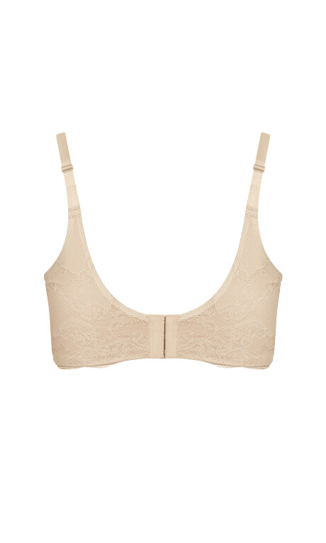 Plus Size Sexy Glam T-Shirt Bra - latte