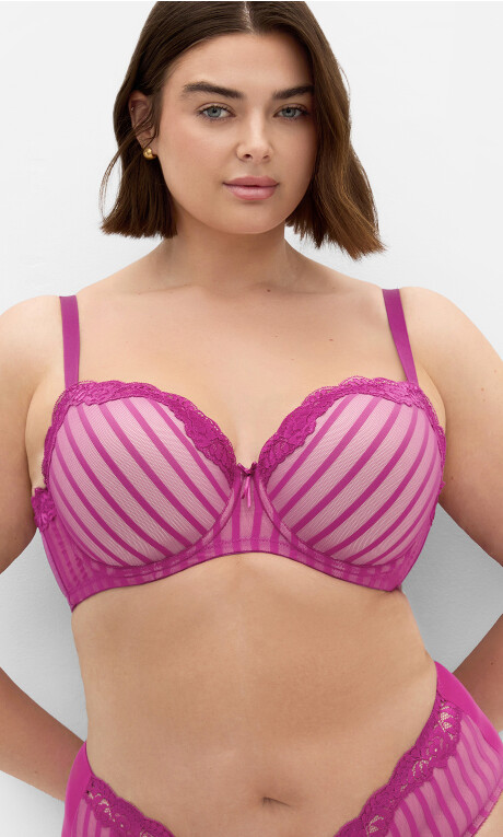 Plus Size Fifi Contour Bra - magenta