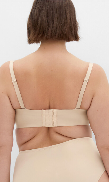 Plus Size Bodycon Multiway Bra - latte