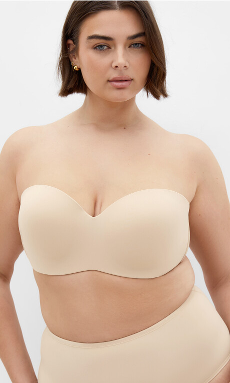 Plus Size Bodycon Multiway Bra - latte