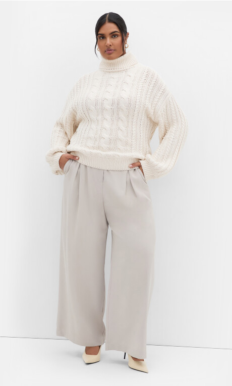 Plus Size Avah Jumper - creme