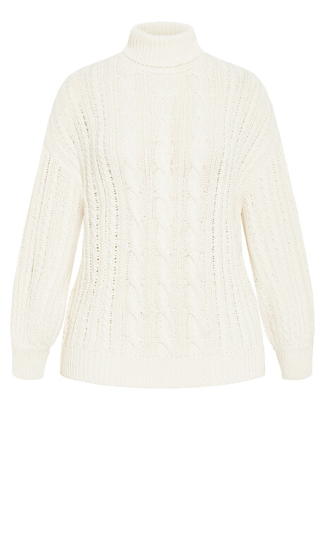 Plus Size Avah Jumper - creme