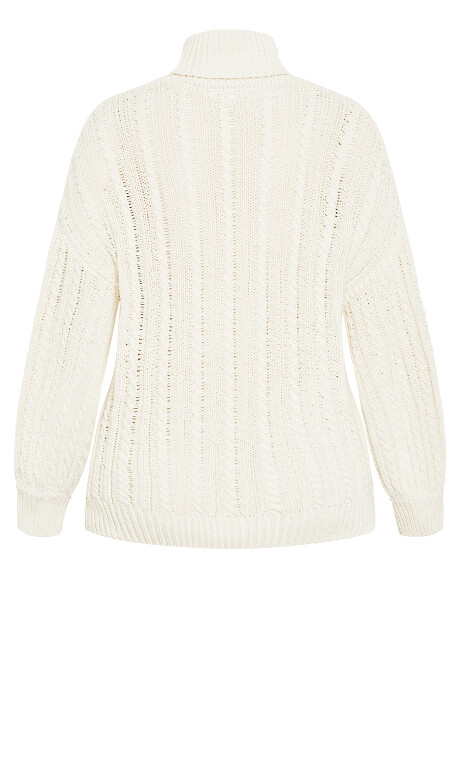 Plus Size Avah Jumper - creme