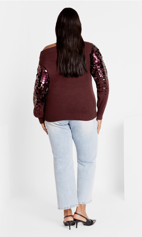 Braylin Jumper - oxblood Plus Size