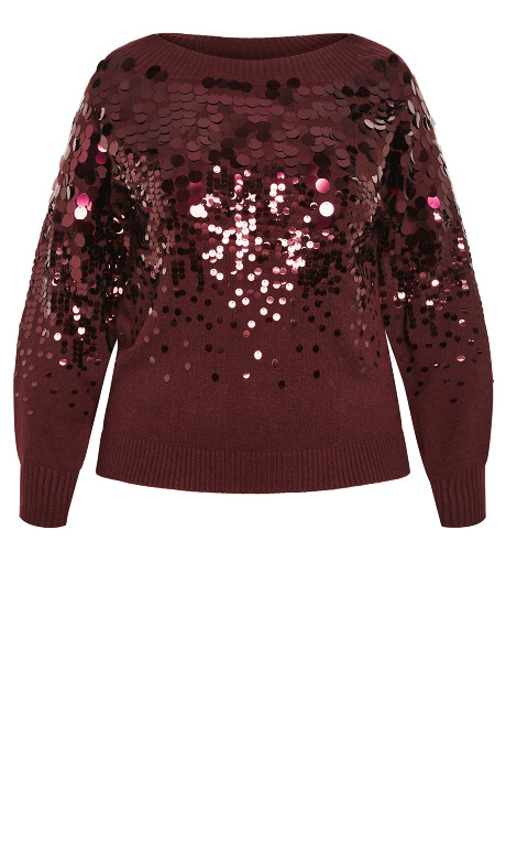 Braylin Jumper - oxblood Plus Size