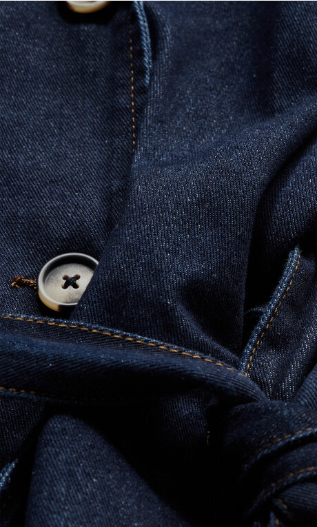 Laylo Denim Trench Plus Size
