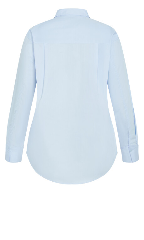 Kenia Shirt - ice blue Plus Size