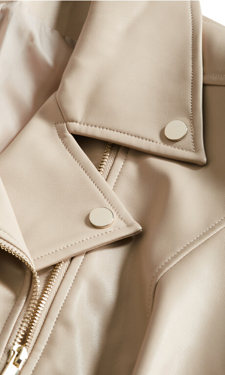 Amira Jacket - Latte Plus Size
