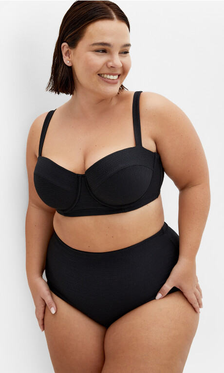 Maui Underwire Bikini Top - black Plus Size