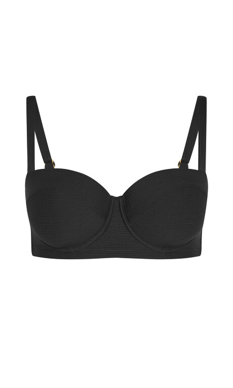 Maui Underwire Bikini Top - black Plus Size
