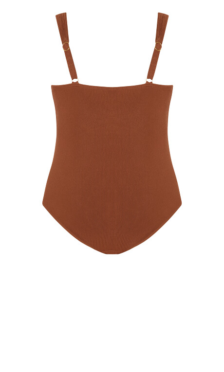 Corfu Underwire 1 Piece - cinnamon Plus Size