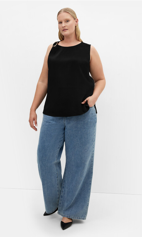Plus Size Kehlani Sleeveless Top - black