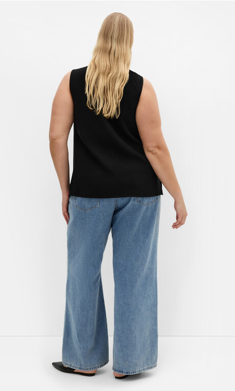 Plus Size Kehlani Sleeveless Top - black