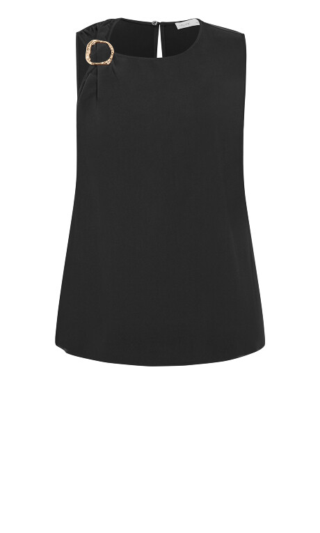 Plus Size Kehlani Sleeveless Top - black