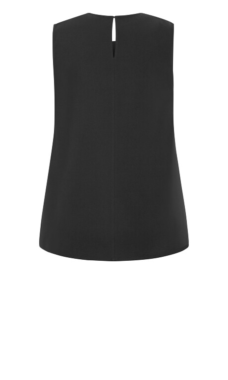 Plus Size Kehlani Sleeveless Top - black
