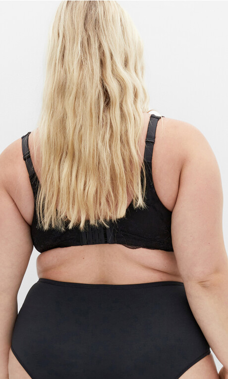 Sexy Glam T-Shirt Bra - black Plus Size