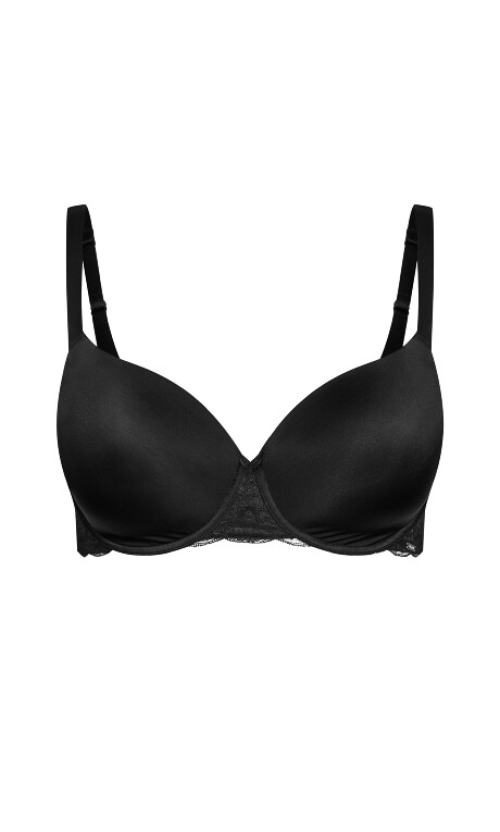 Sexy Glam T-Shirt Bra - black Plus Size
