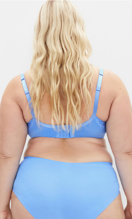 Fifi Contour Bra - blue topaz Plus Size