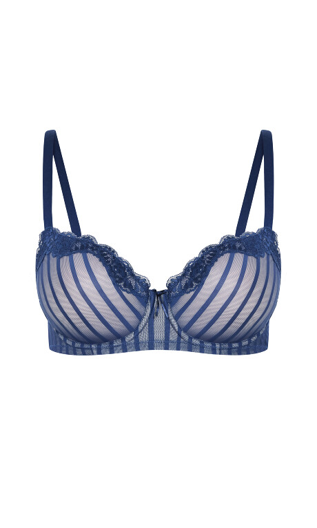 Plus Size Fifi Contour Bra - French Navy