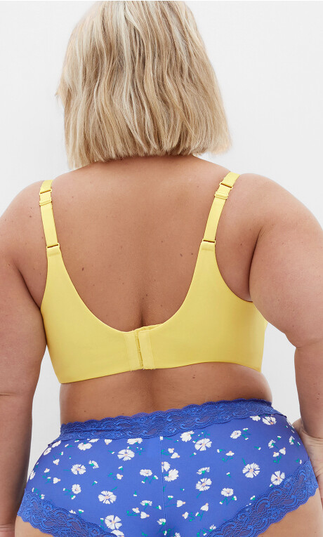 Plus Size Smooth & Chic Cotton T-Shirt Bra - Lemonade