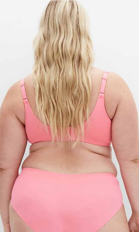 Smooth & Chic Cotton T-Shirt Bra - sunset Plus Size