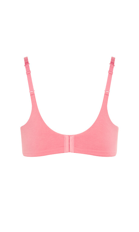 Smooth & Chic Cotton T-Shirt Bra - sunset Plus Size