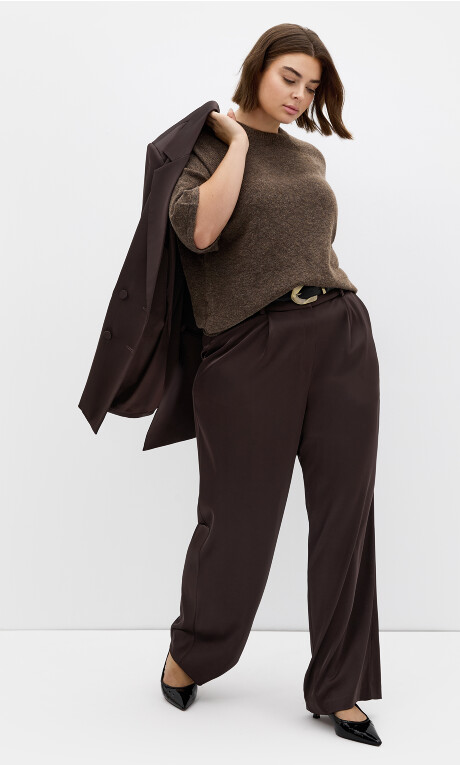 Plus Size Rylie Pant - Chocolate