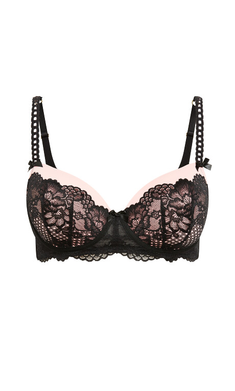 Leyla Contour Bra - pink Plus Size