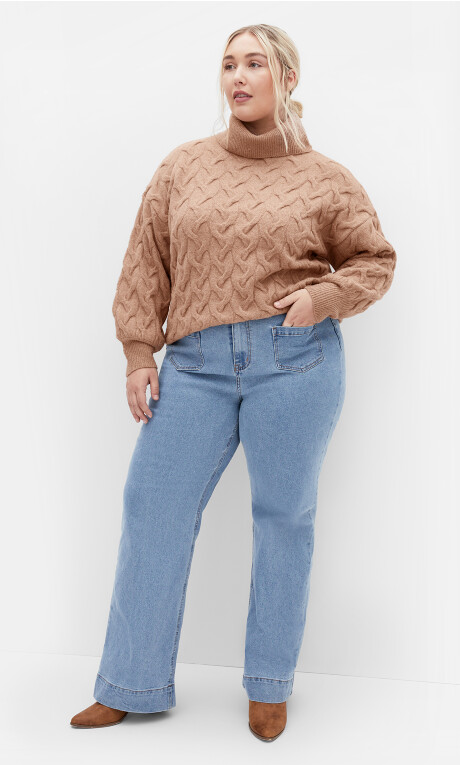 Ollie Jumper - natural Plus Size
