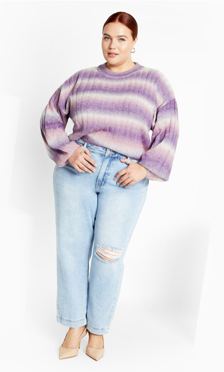 Shay Jumper - lilac Plus Size