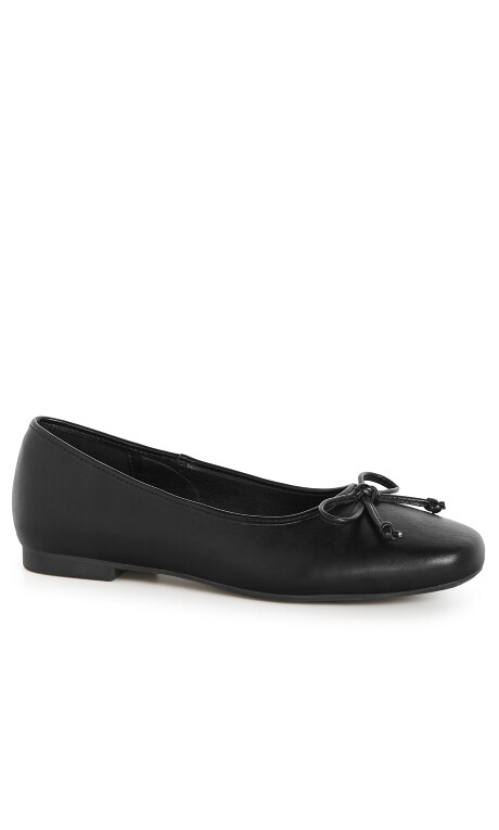Ella Ballet Flat - black Plus Size