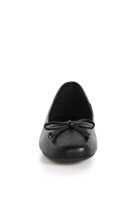 Ella Ballet Flat - black Plus Size