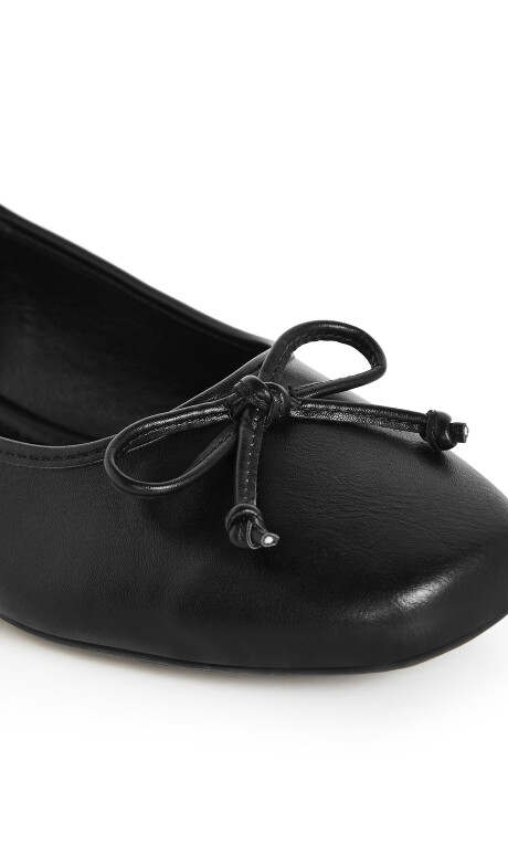 Ella Ballet Flat - black Plus Size