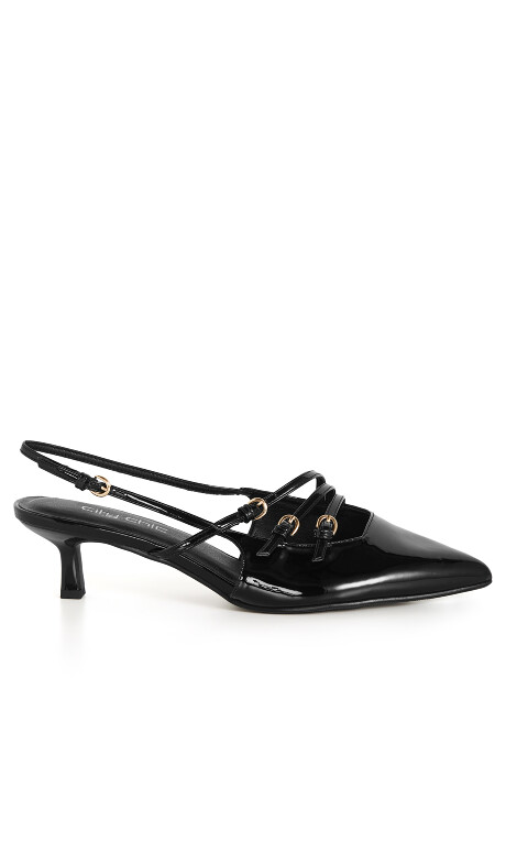 Novah Heel - black Plus Size