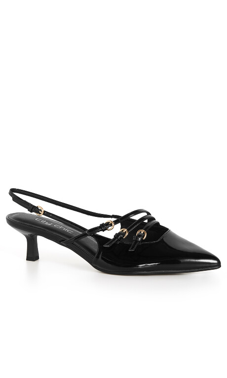 Novah Heel - black Plus Size