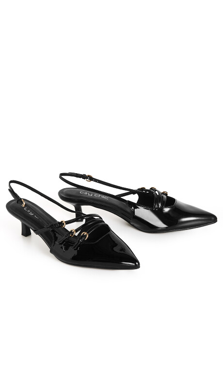 Novah Heel - black Plus Size