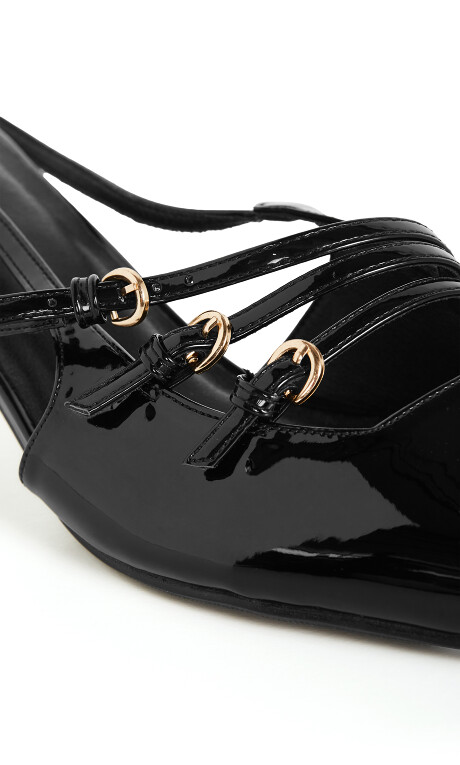 Novah Heel - black Plus Size