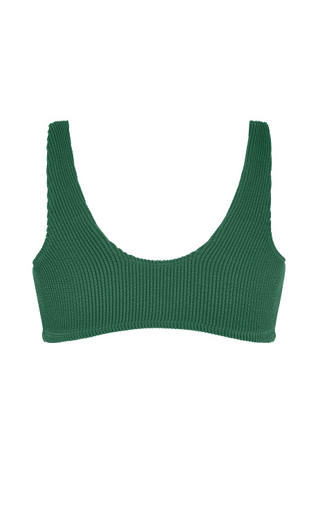 Avalon Bikini Top - green Plus Size