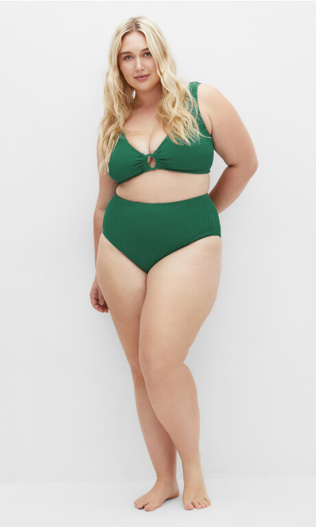 Avalon Bikini Top - green Plus Size