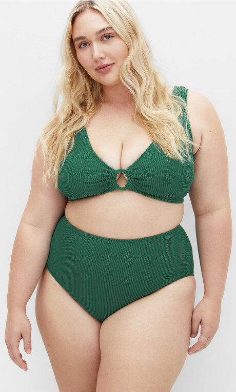 Avalon Bikini Top - green Plus Size