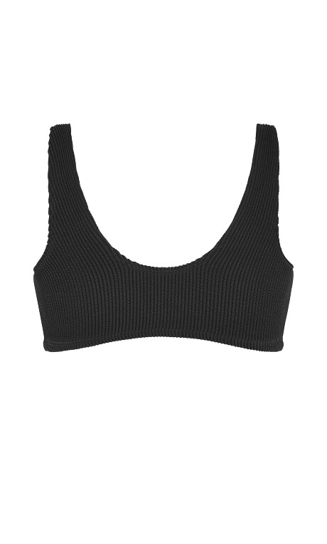 Avalon Bikini Top - black Plus Size