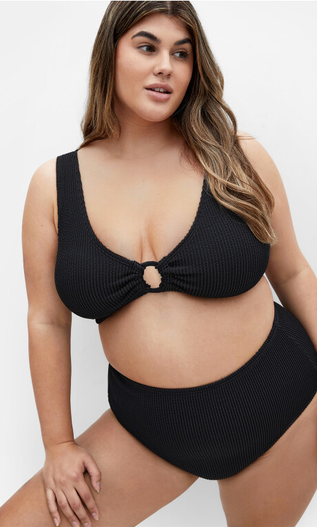 Avalon Bikini Top - black Plus Size