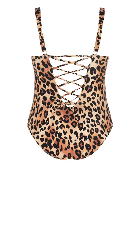 Vigo Print 1 Piece - animal Plus Size