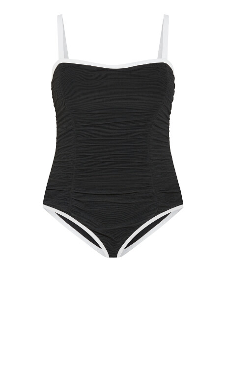 Corfu 1 Piece - black Plus Size