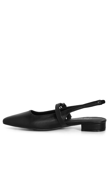 WIDE FIT Peasley Slingback - black matte Plus Size