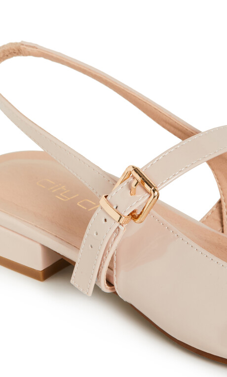 WIDE FIT Peasley Slingback - beige Plus Size