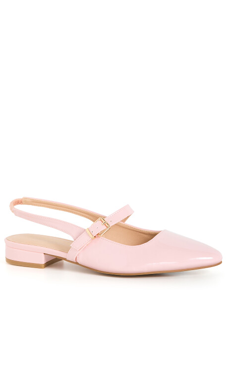 Plus Size WIDE FIT Peasley Slingback - soft pink