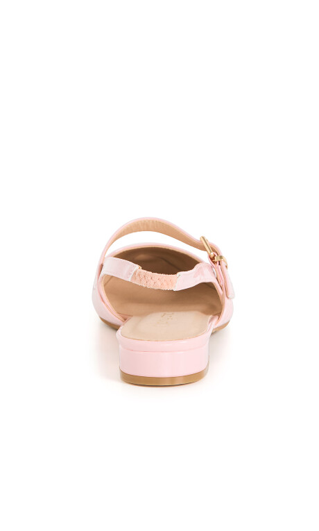 Plus Size WIDE FIT Peasley Slingback - soft pink